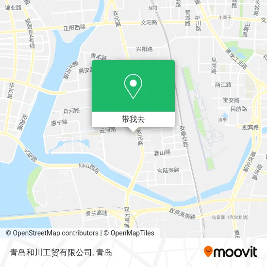 青岛和川工贸有限公司地图