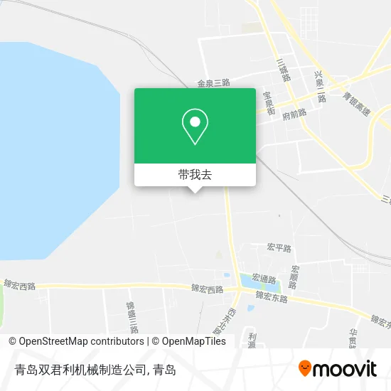 青岛双君利机械制造公司地图