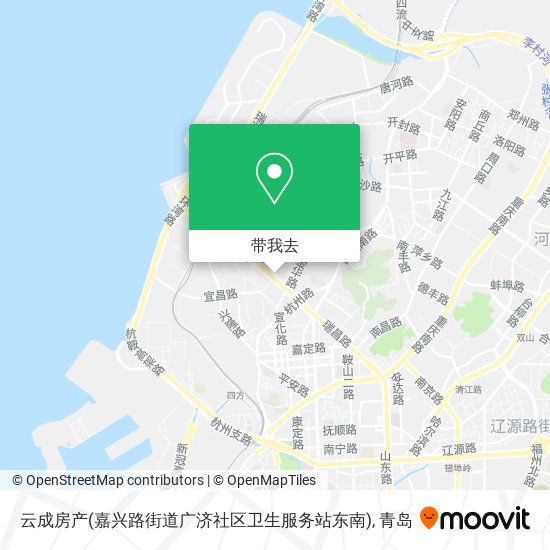 云成房产(嘉兴路街道广济社区卫生服务站东南)地图