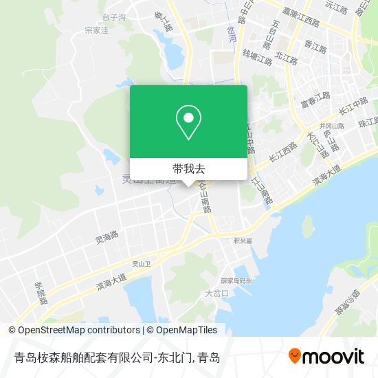 青岛桉森船舶配套有限公司-东北门地图