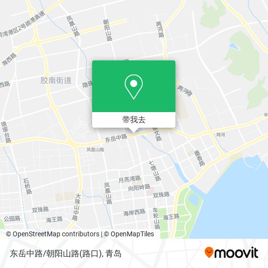 东岳中路/朝阳山路(路口)地图