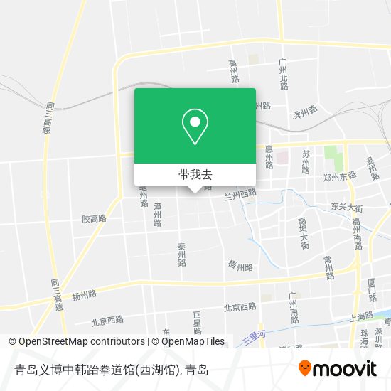 青岛义博中韩跆拳道馆(西湖馆)地图