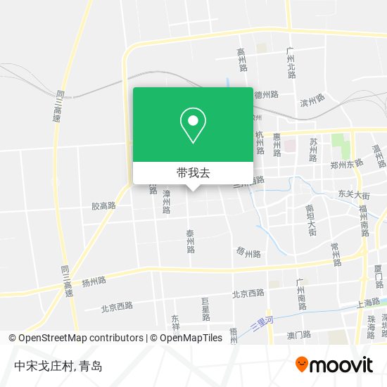 中宋戈庄村地图