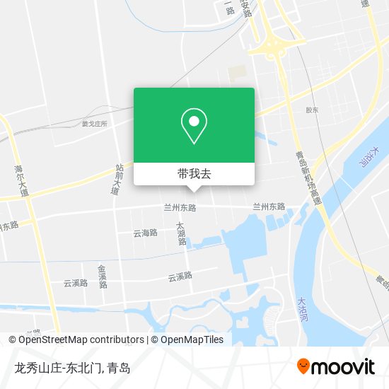 龙秀山庄-东北门地图