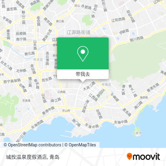 城投温泉度假酒店地图