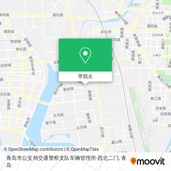 青岛市公安局交通警察支队车辆管理所-西北二门地图