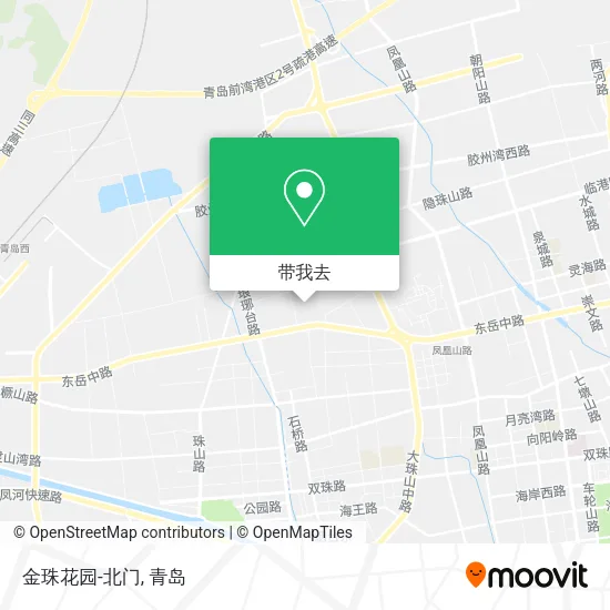 金珠花园-北门地图