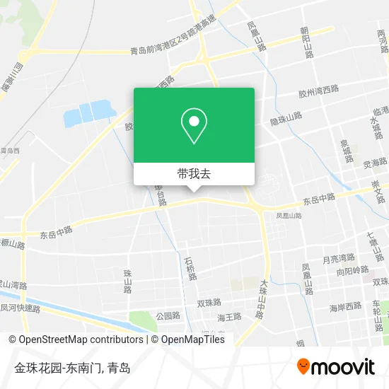 金珠花园-东南门地图
