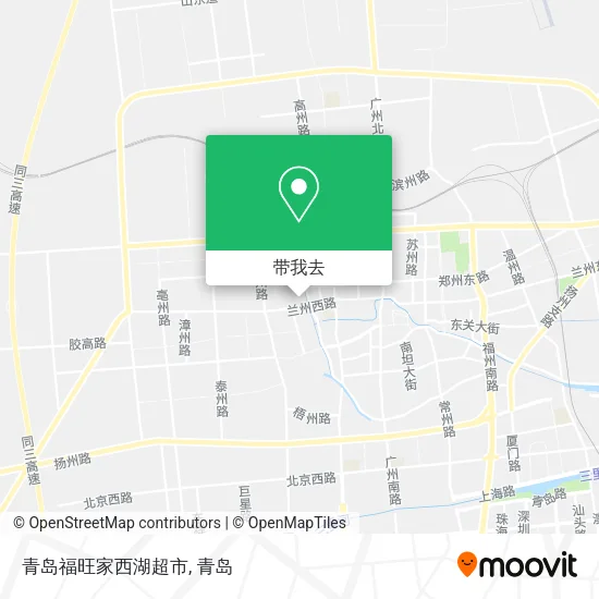 青岛福旺家西湖超市地图