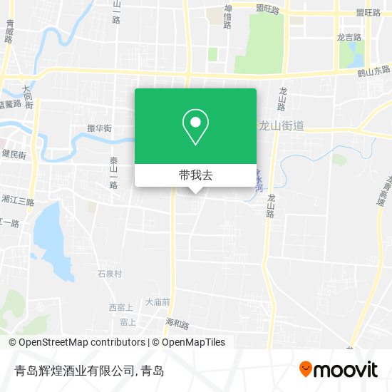 青岛辉煌酒业有限公司地图