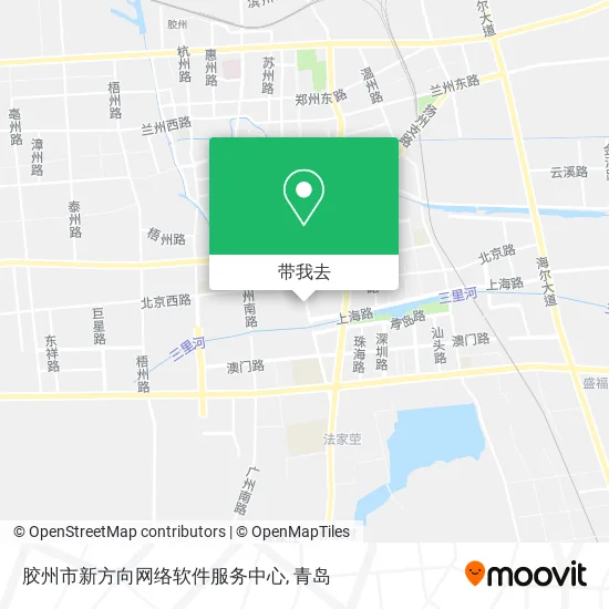 胶州市新方向网络软件服务中心地图