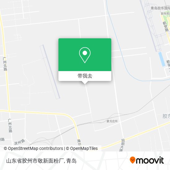 山东省胶州市敬新面粉厂地图