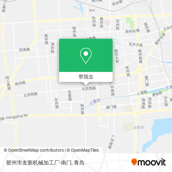 胶州市友新机械加工厂-南门地图