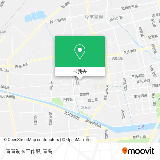 青青制衣工作服地图
