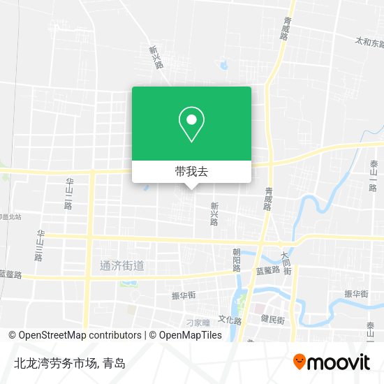 北龙湾劳务市场地图