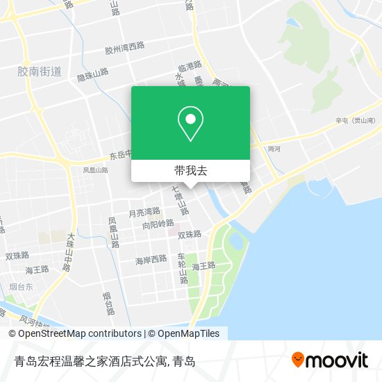 青岛宏程温馨之家酒店式公寓地图