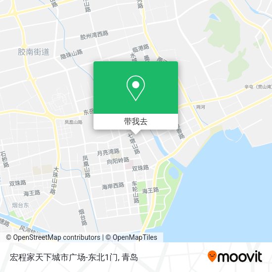 宏程家天下城市广场-东北1门地图