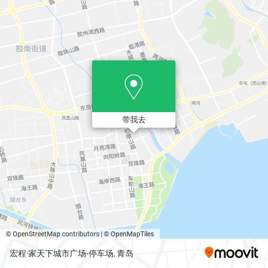 宏程·家天下城市广场-停车场地图