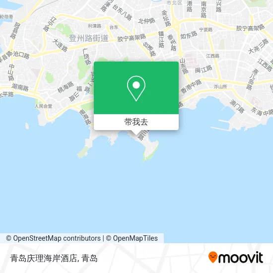 青岛庆理海岸酒店地图