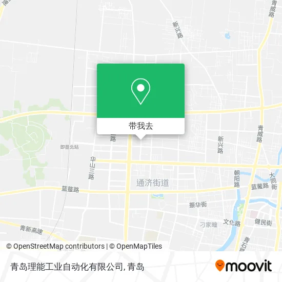 青岛理能工业自动化有限公司地图