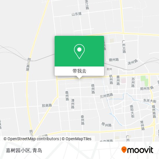嘉树园小区地图