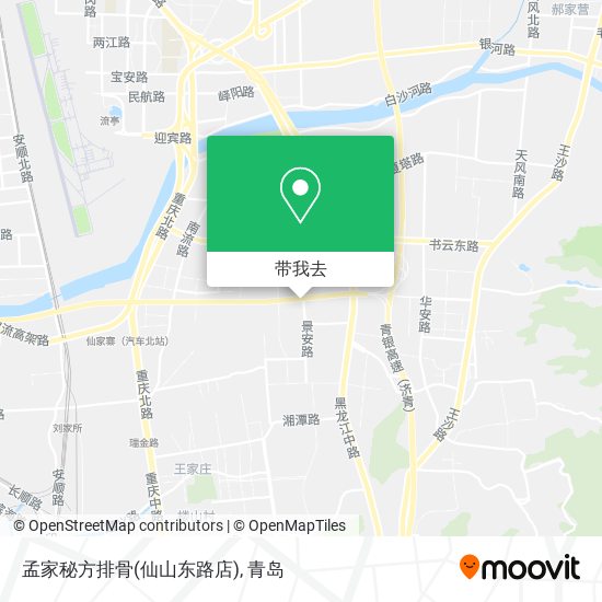 孟家秘方排骨(仙山东路店)地图