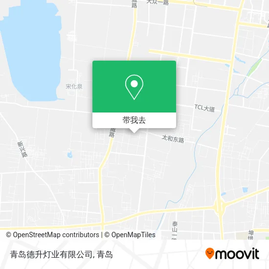 青岛德升灯业有限公司地图
