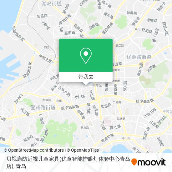 贝视康防近视儿童家具(优童智能护眼灯体验中心青岛店)地图