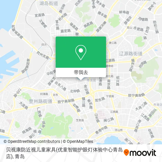 贝视康防近视儿童家具(优童智能护眼灯体验中心青岛店)地图