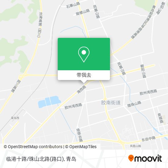 临港十路/珠山北路(路口)地图