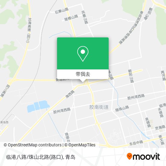 临港八路/珠山北路(路口)地图