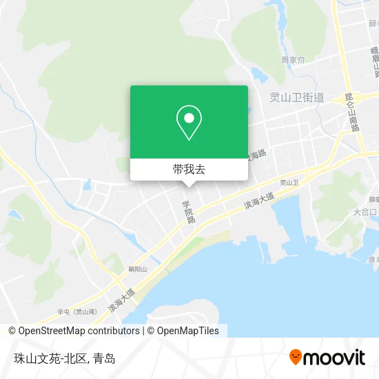 珠山文苑-北区地图