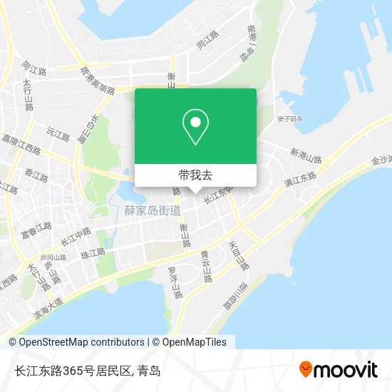 长江东路365号居民区地图