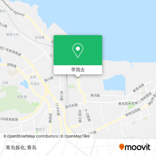 青岛炼化地图