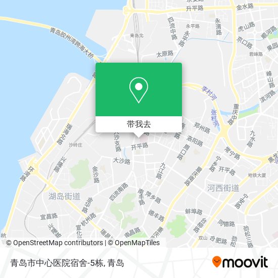 青岛市中心医院宿舍-5栋地图