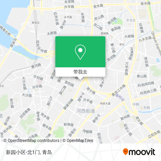 新园小区-北1门地图