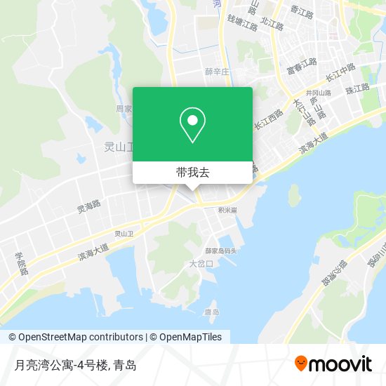 月亮湾公寓-4号楼地图