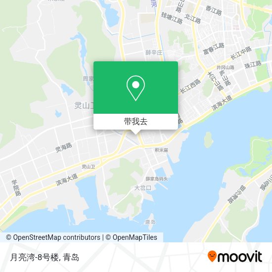 月亮湾-8号楼地图