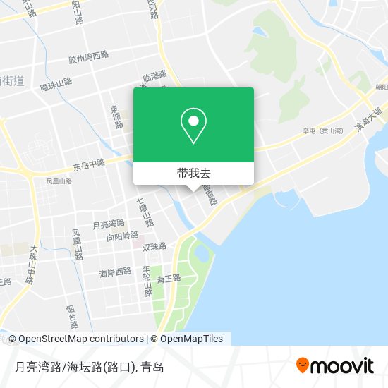 月亮湾路/海坛路(路口)地图