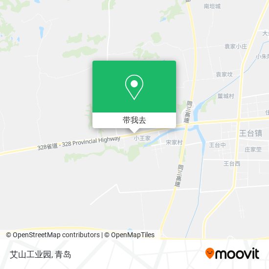 艾山工业园地图