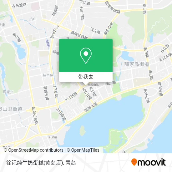 徐记纯牛奶蛋糕(黄岛店)地图