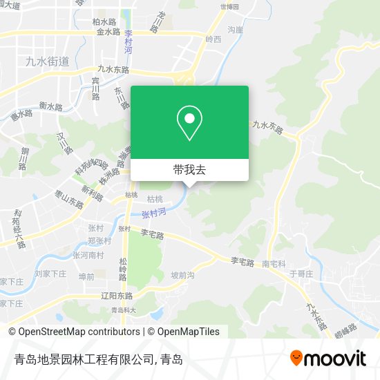 青岛地景园林工程有限公司地图