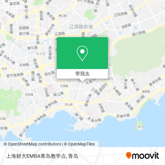上海财大EMBA青岛教学点地图