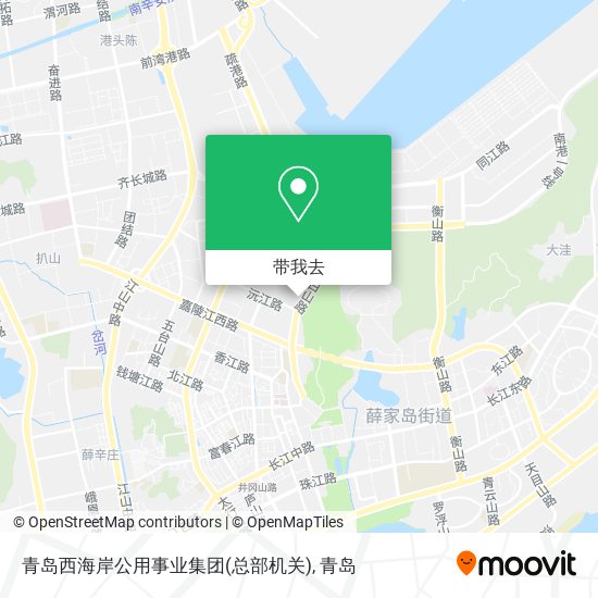 青岛西海岸公用事业集团(总部机关)地图