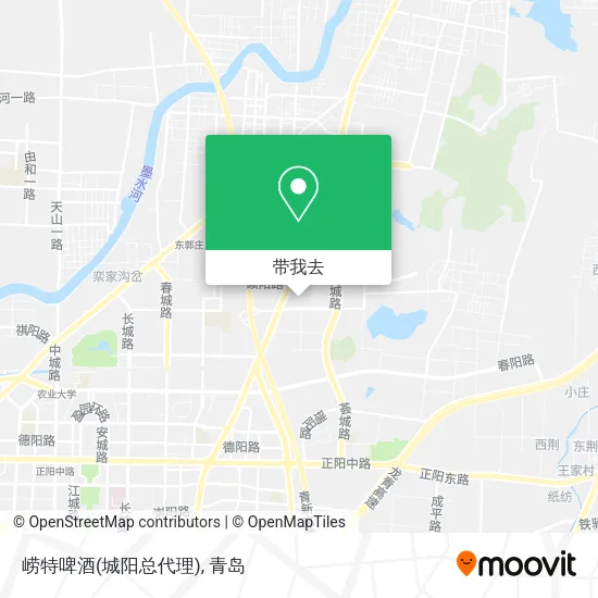 崂特啤酒(城阳总代理)地图