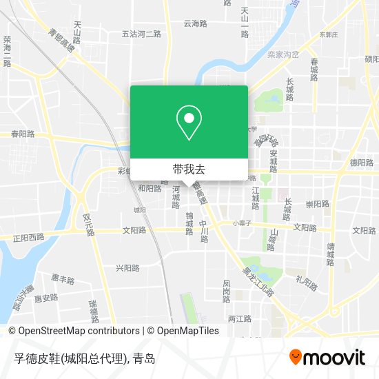 孚德皮鞋(城阳总代理)地图