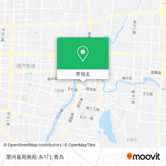 墨河嘉苑南苑-东1门地图