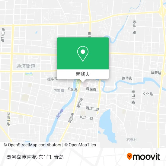 墨河嘉苑南苑-东1门地图