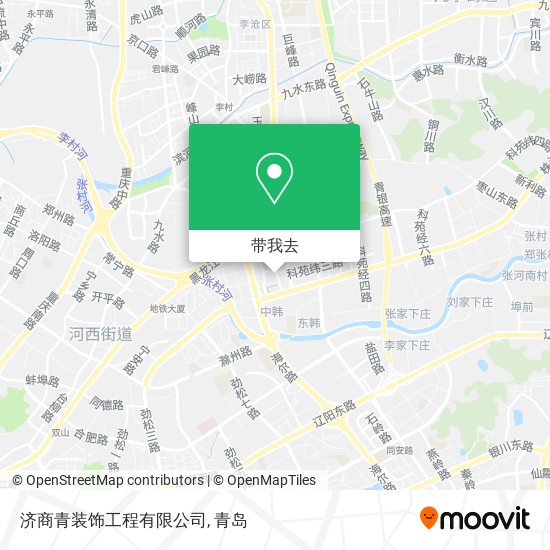 济商青装饰工程有限公司地图