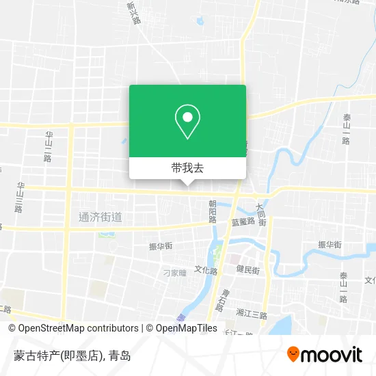 蒙古特产(即墨店)地图